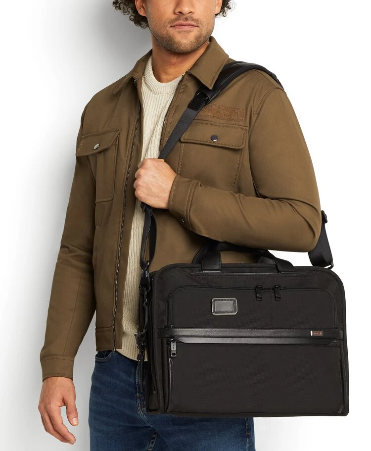 Tumi ALPHA Organizer Portfolio Brief BLACK - Image 7