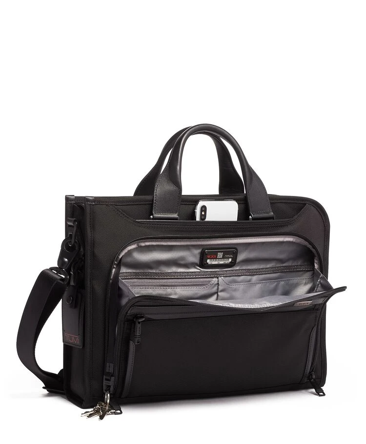 Tumi ALPHA Slim Deluxe Portfolio BLACK - Image 3