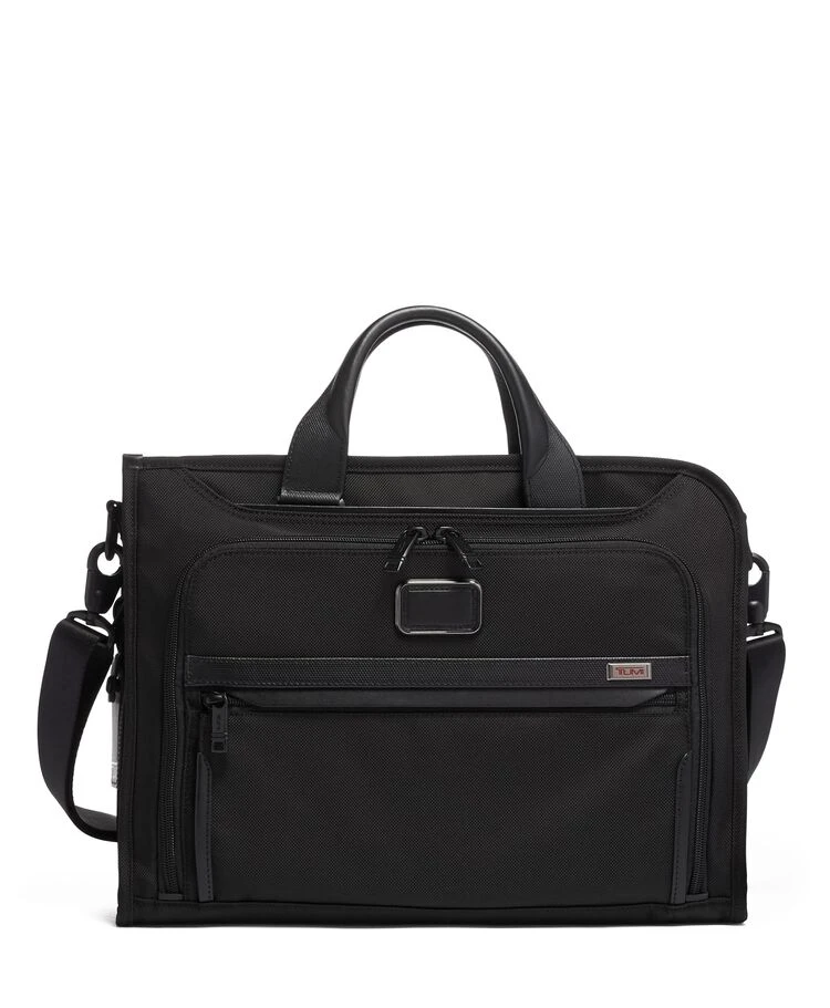 Tumi ALPHA Slim Deluxe Portfolio BLACK