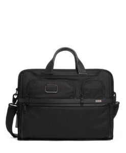 Tumi ALPHA Compact Large Laptop Brief BLACK