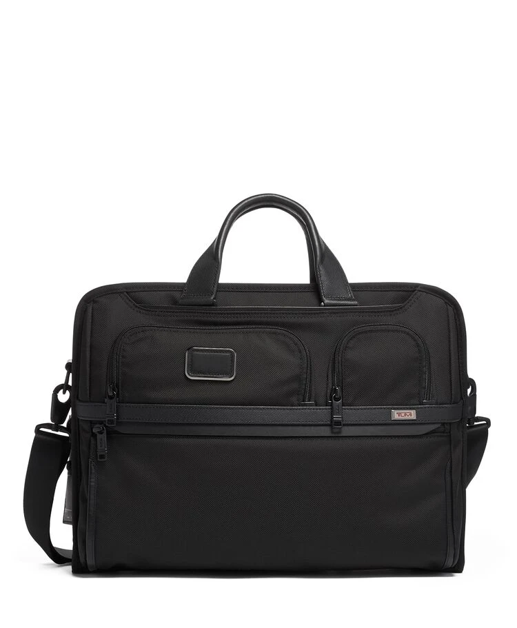 Tumi ALPHA Compact Large Laptop Brief BLACK