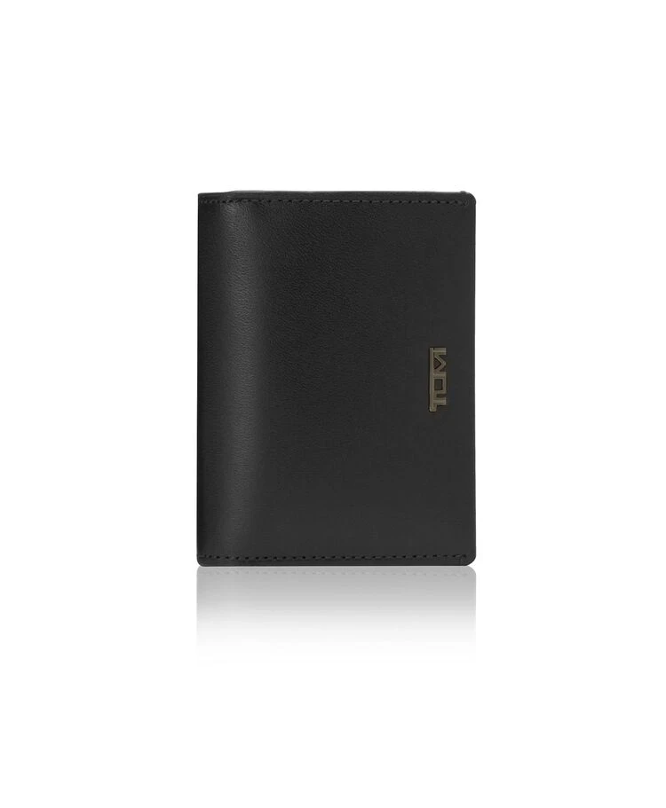 Tumi NASSAU Gusseted Card Case BLACK SMOOTH