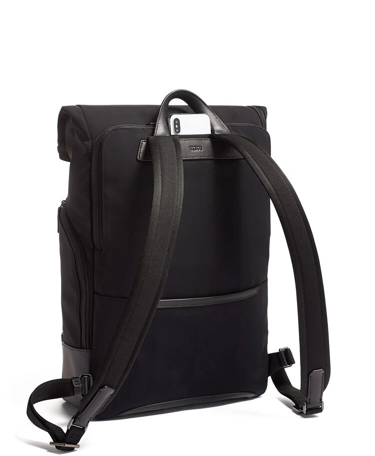 Tumi HARRISON Osborn Roll Top Backpack BLACK - Image 5