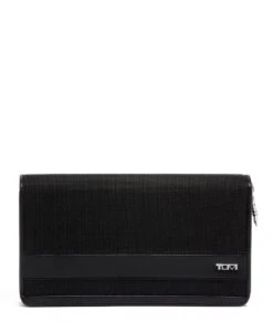 Tumi ALPHA Zip-Around Travel Wallet BLACK