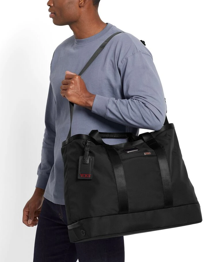 Tumi ALPHA Carryall Tote BLACK - Image 7