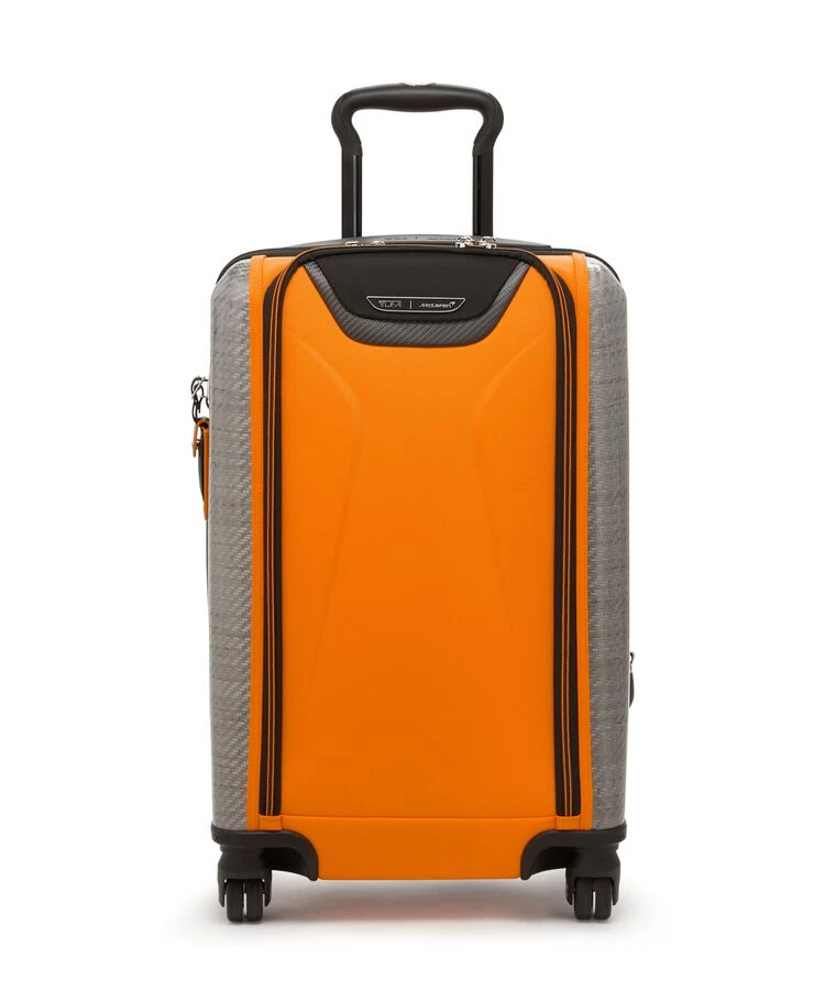 TUMI I MCLAREN Aero International Expandable 4 Wheeled Carry On PAPAYA