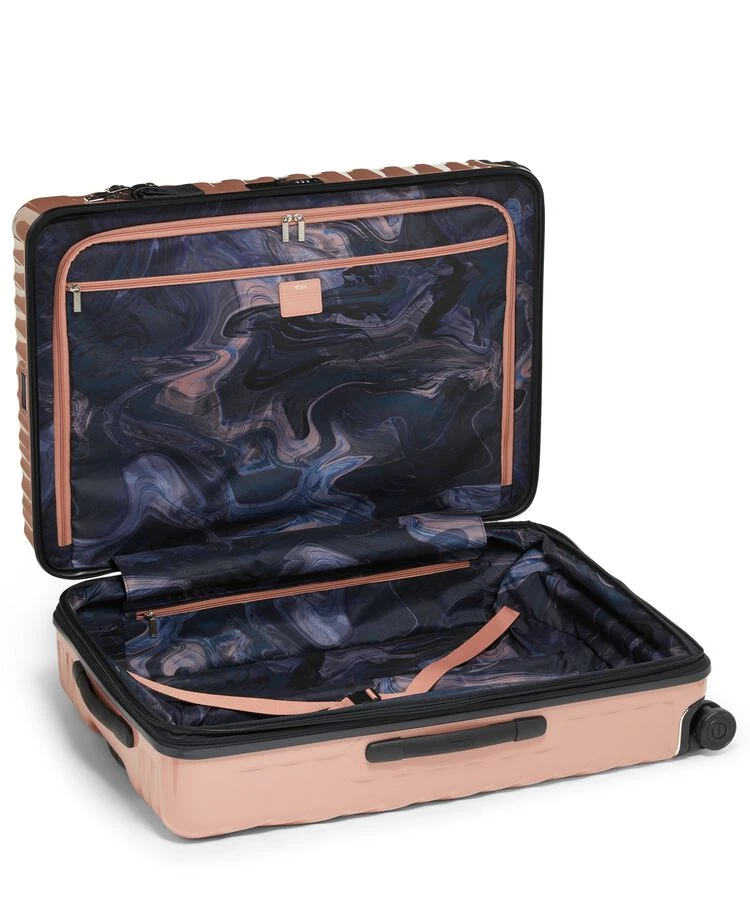 Tumi 19 DEGREE Extended Trip Expandable 4 Wheeled Packing Case BLUSH/NAVY LIQUID PRINT - Image 2