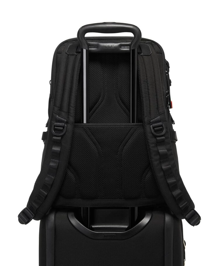 Tumi ALPHA BRAVO Navigation Backpack BONFIRE RED - Image 6