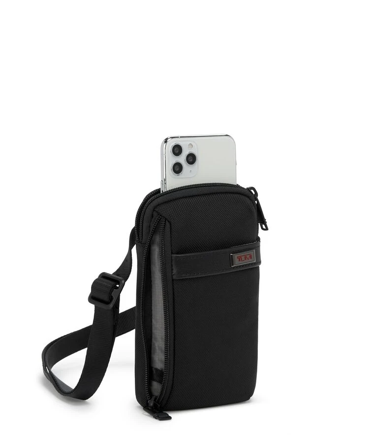 Tumi ALPHA Small Crossbody Pouch BLACK - Image 2