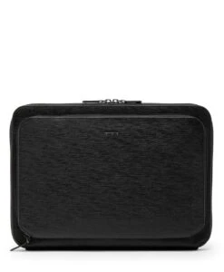 Tumi NASSAU Laptop Portfolio BLACK EMBOSSED