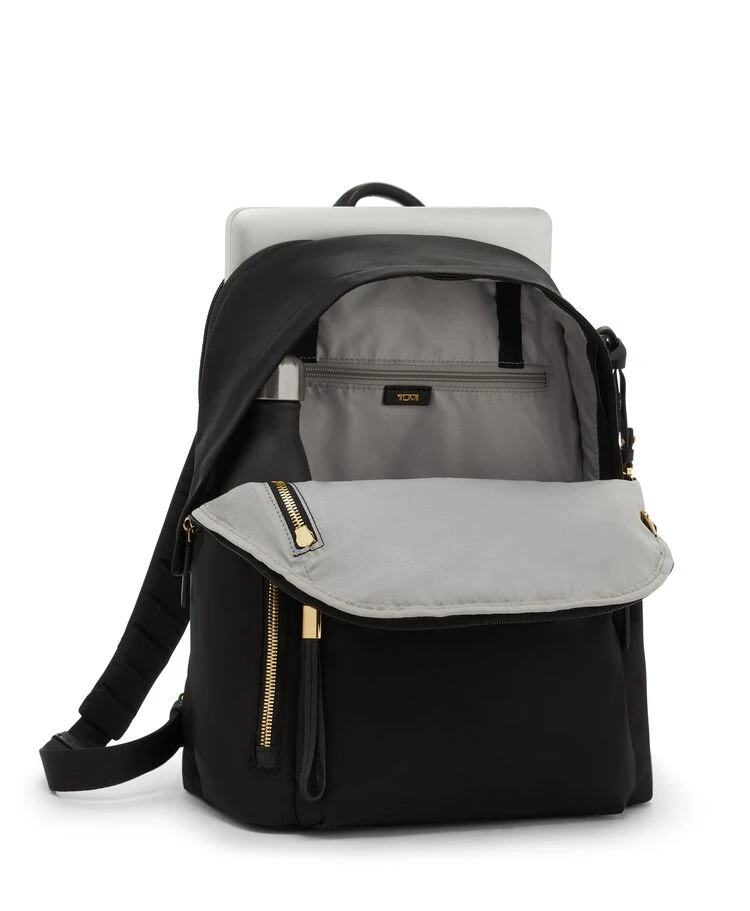 Tumi VOYAGEUR Halsey Backpack BLACK/GOLD - Image 4