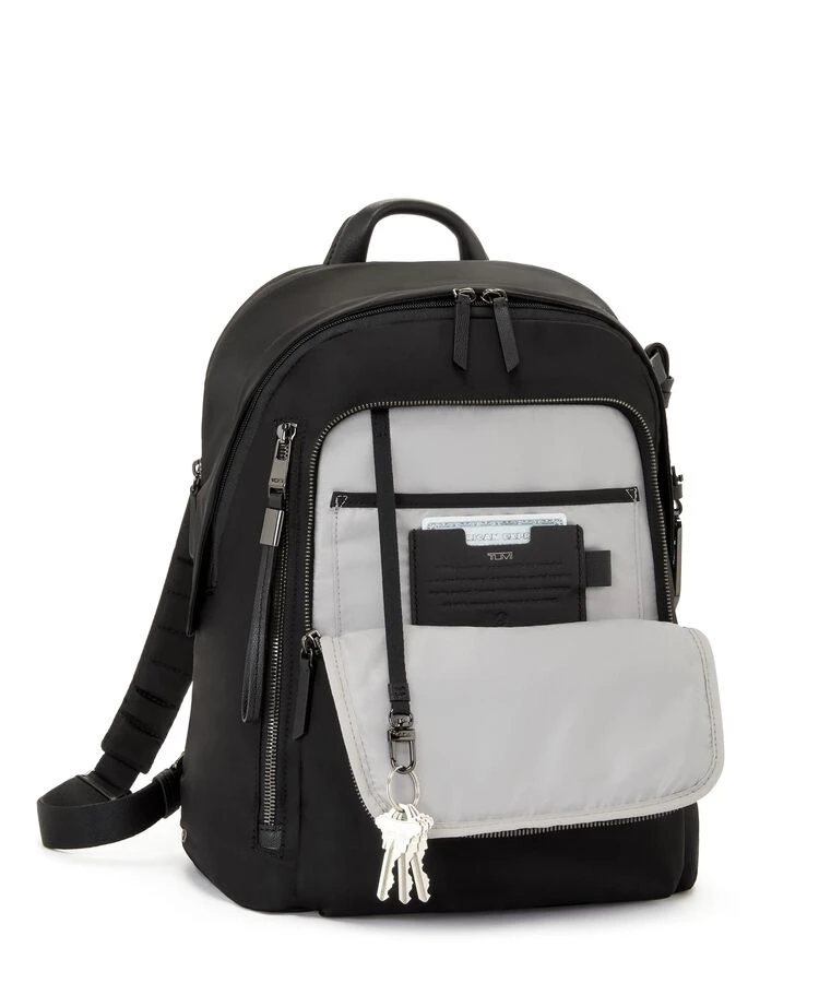 Tumi VOYAGEUR Halsey Backpack BLACK/GUNMETAL - Image 2