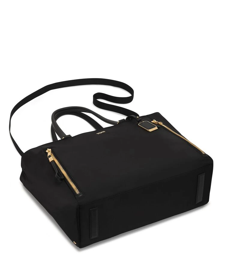 Tumi VOYAGEUR Valetta Large Tote BLACK/GOLD - Image 4