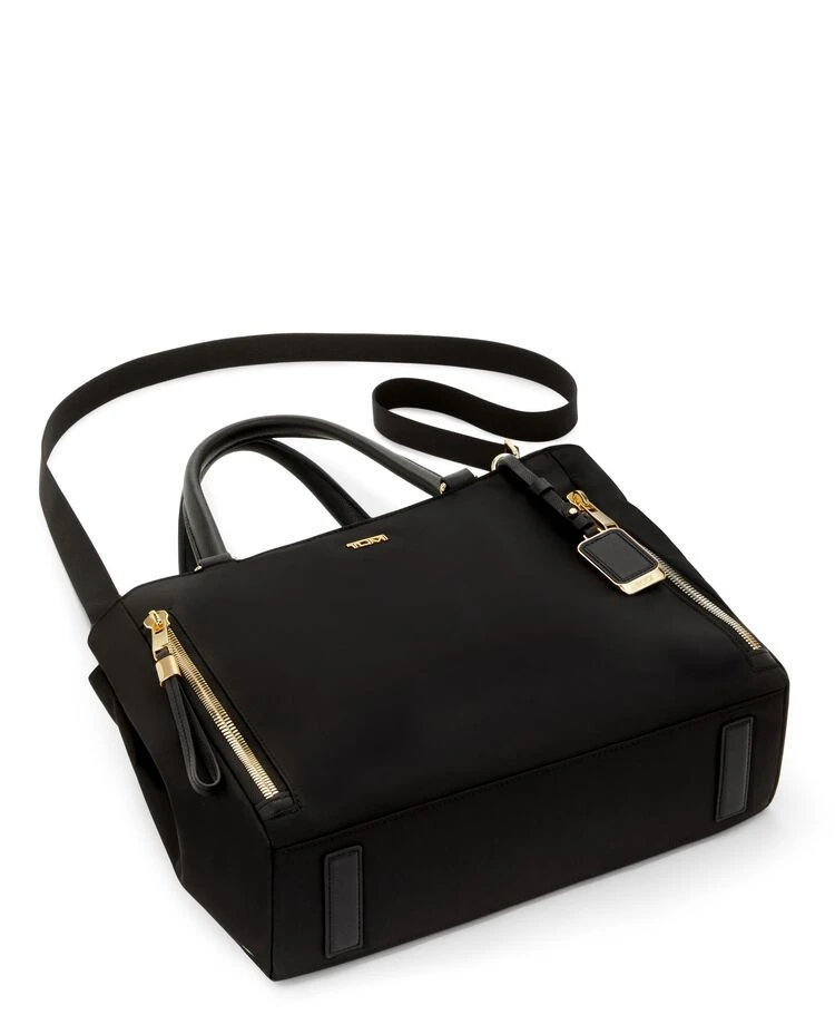 Tumi VOYAGEUR Valetta Medium Tote BLACK/GOLD - Image 6