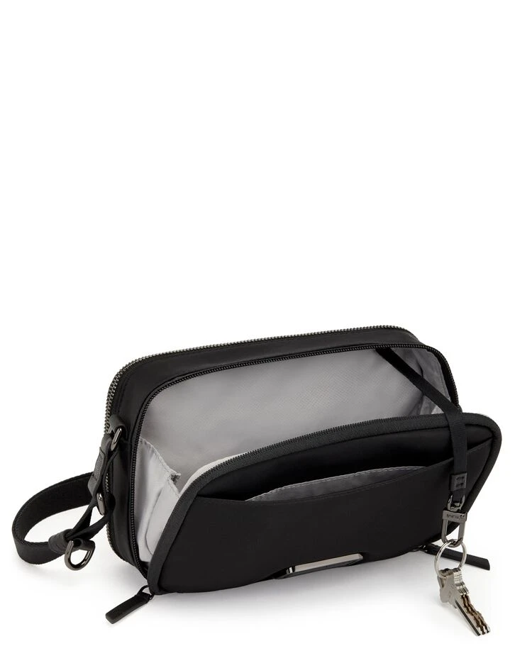 Tumi VOYAGEUR Langley Crossbody BLACK/GUNMETAL - Image 4