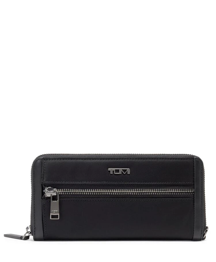 Tumi VOYAGEUR Zip-Around Continental BLACK/GUNMETAL