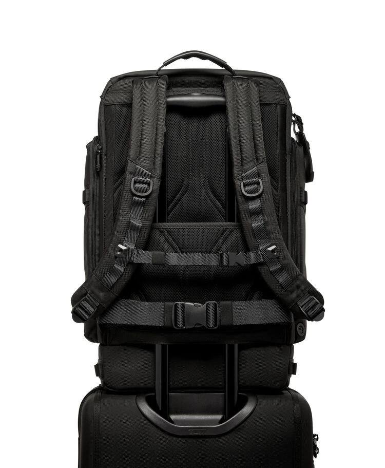 Tumi ALPHA BRAVO Expedition Flap Backpack BLACK - Image 6