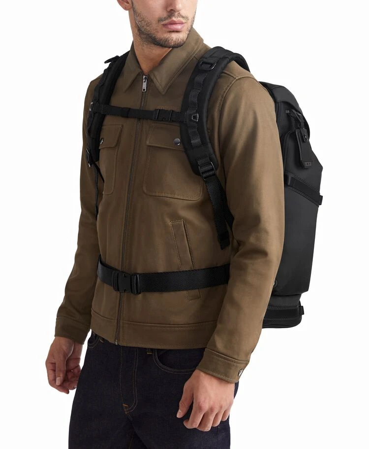Tumi ALPHA BRAVO Expedition Flap Backpack BLACK - Image 7