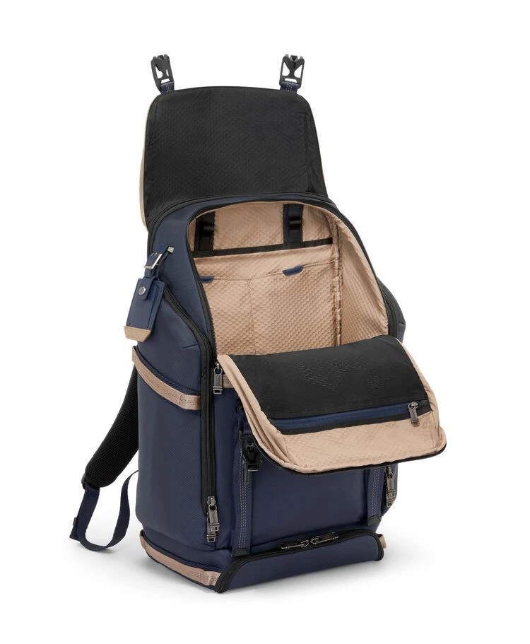 Tumi ALPHA BRAVO Expedition Backpack MIDNIGHT NAVY/KHAKI - Image 2