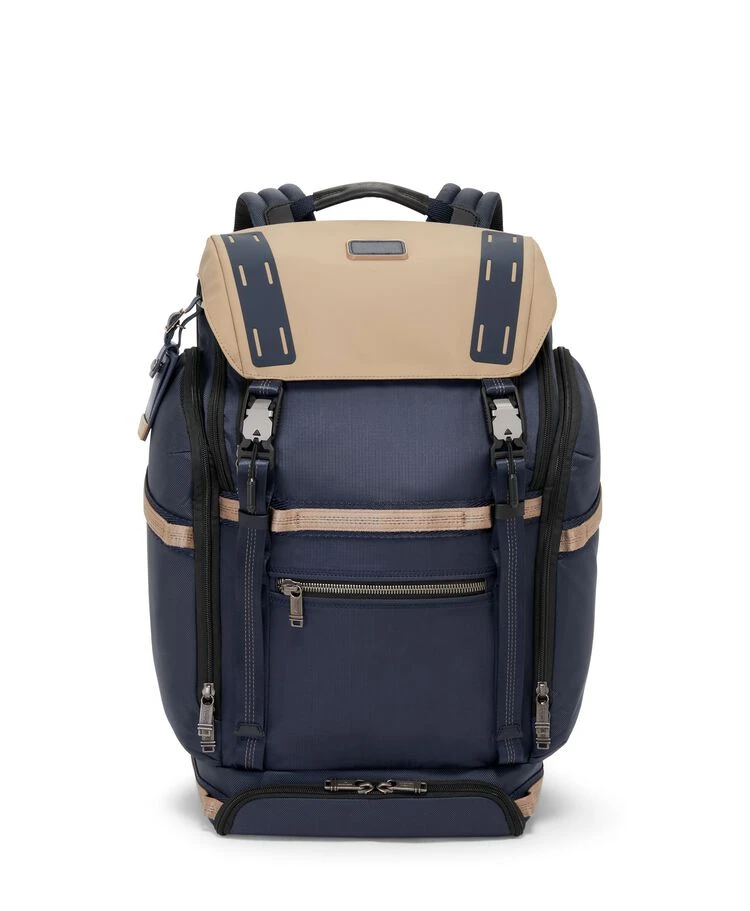 Tumi ALPHA BRAVO Expedition Backpack MIDNIGHT NAVY/KHAKI