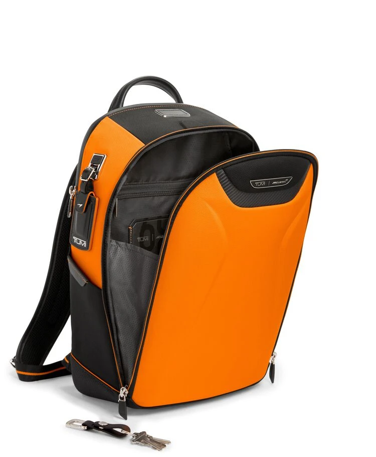 TUMI I MCLAREN Velocity Backpack PAPAYA - Image 3