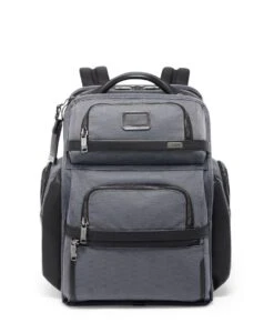 ALPHA X TUMI BRIEF PACK METEOR GREY